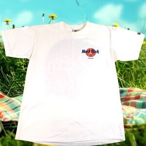 Hard Rock Cafe T-Shirt Vintage Classic City Tee Dallas Med